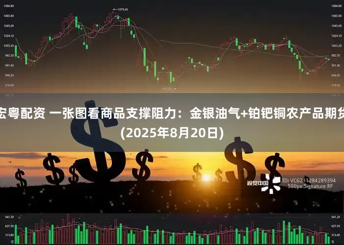 宏粤配资 一张图看商品支撑阻力：金银油气+铂钯铜农产品期货(2025年8月20日)